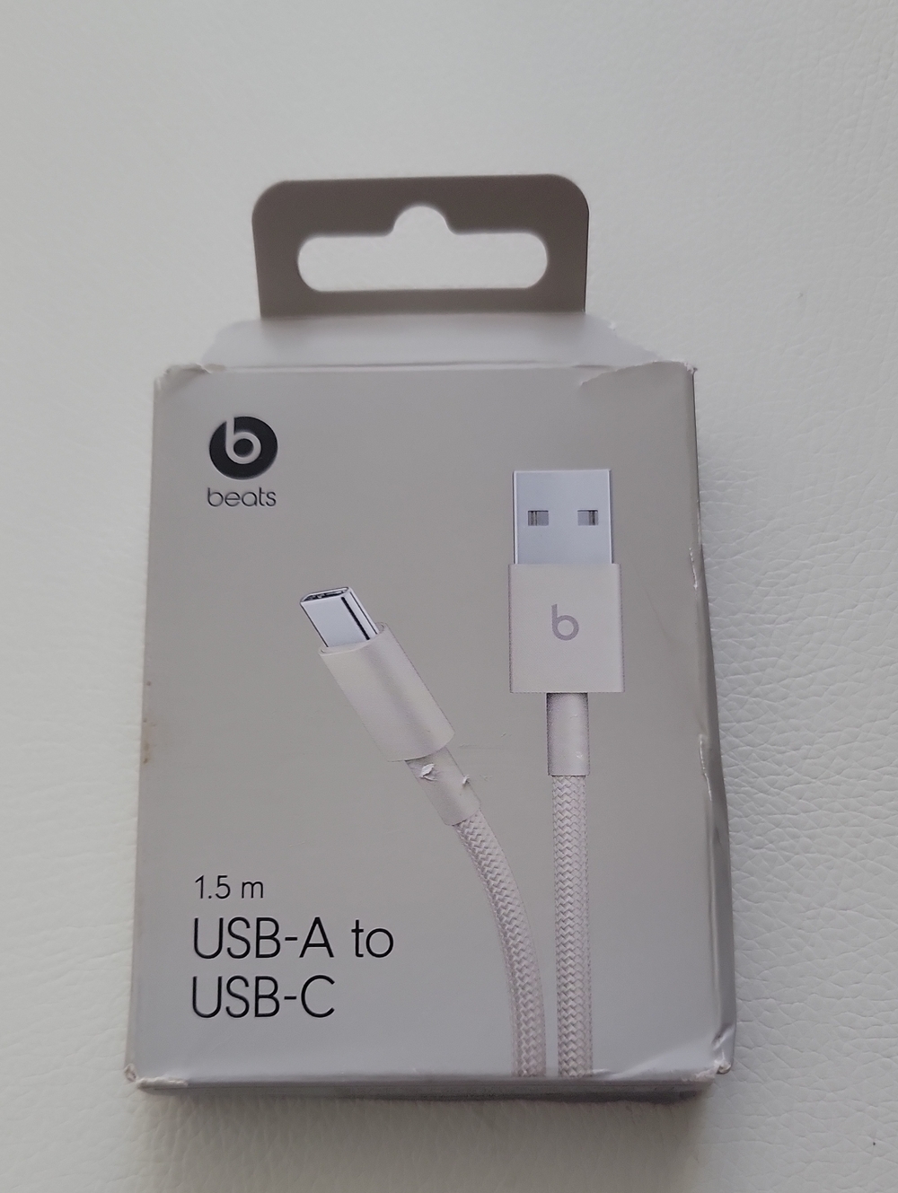 Beats 1.5m USB-A to USB-C Charging Cable - Cream